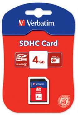 Sdhc Card 4Gb Verbatim 2770000734356