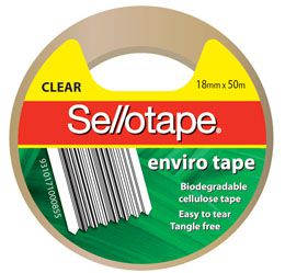 Sellotape Vine EnviroTape  (18mm x 50m, Each) 9310171000855