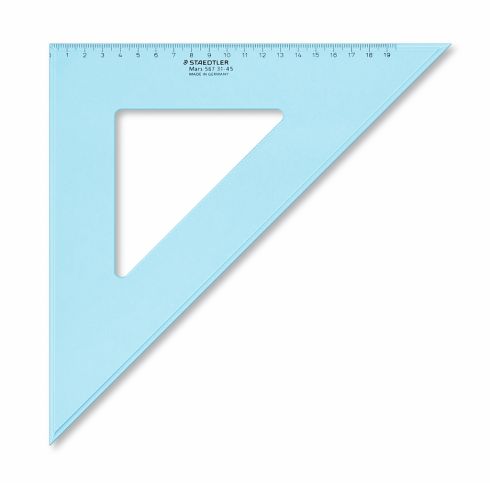 Set Square 45/45 Degree 32cm Staedtler Mars (Each) 4007817567036