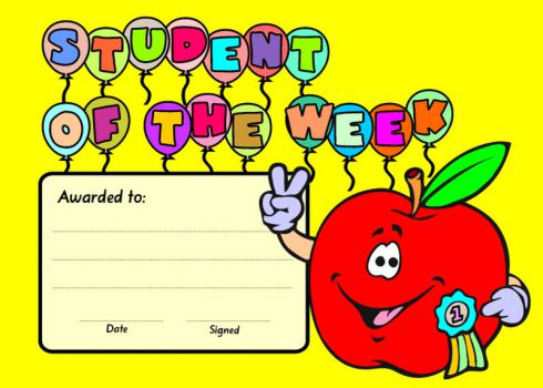 Student Of The Week Award Apple  9781864021844