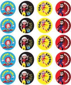 Super Girl Stickers 9321862005486