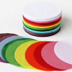 Tissue Paper Circles 20cm - Pack of 480 (Assorted  Colours) CSS427