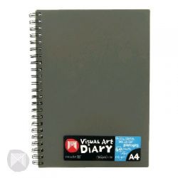 Visual Art Diary A4, 110gsm - 60 Leaf White Cartridge (Each) 9313306016011