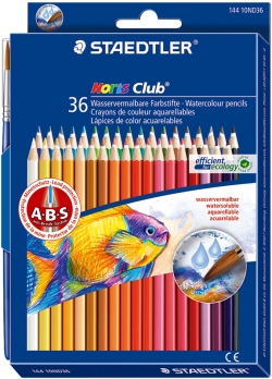 Watercolour Pencils Aquarell Pack of 36 Staedtler Noris Club (Pack of 36) 4007817146101