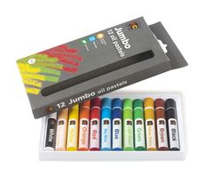 Oil Pastels Jumbo Pk Of 12 9314289024406