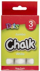 Jumbo Chalk White Pk 3