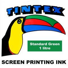 Screen Printing Ink 1L Standard Green Tintex (Standard Green, 1 Litre) 9316960602415