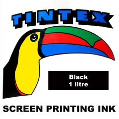 Screen Printing Ink 1L Black Tintex (Black, 1 Litre) 9316960602996