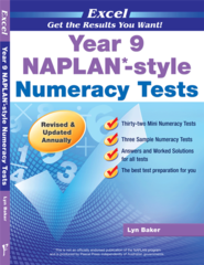 EXCEL NAPLAN - STYLE NUMERACY TESTS YEAR 9