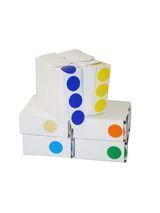 BOOK DOT LABEL 14MM PK 200 SAPPHIRE