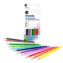 Colour Pencils Washable Pk 12 9314289008246