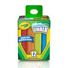 Crayola Washable Sidewalk Chalk 12 Pack