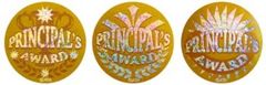 Stickers - Principals Award Gold Foil - Pk 300 HP306