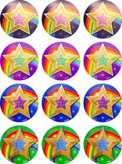 You're a Star Holographic (40mm) - Large Merit Stickers (Pack of 48)