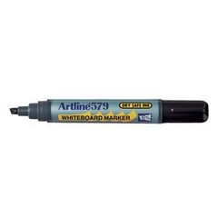 Whiteboard Marker Pk12 Black Chisel 579 Artline 4974052807183