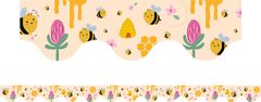 Bees - Scalloped Borders (Pack of 12)