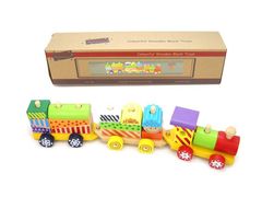 Colourful Wooden Block Train WT177