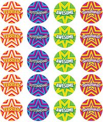 Stickers - Star - Pk 100  9321862006742