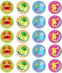 Stickers - Sea - Pk 100  9321862006711