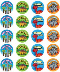 Stickers - Dinosaurs - Pk 100  9321862006704