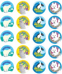 Stickers - Polar Animals - Pk 100  9321862006698