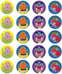 Stickers - Monsters - Pk 100  9321862006674