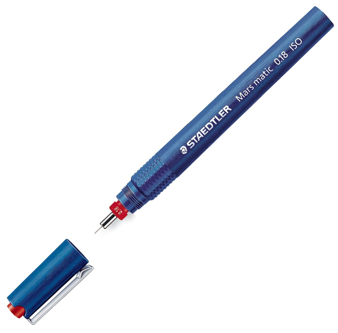 Technical Drawing Pen 0.18mm Staedtler Mars Matic Harleys The