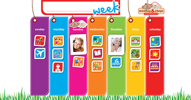 Weekly Activity Planner Magnetic Chart | Harleys - The Educational ...